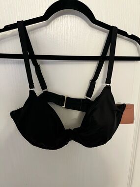 Shade & Shore Black Bikini Top - Underwire Swim Bra